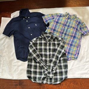 Three Boys Ralph Lauren - Polo Dress Shirts - Size 5 - Barely Worn
